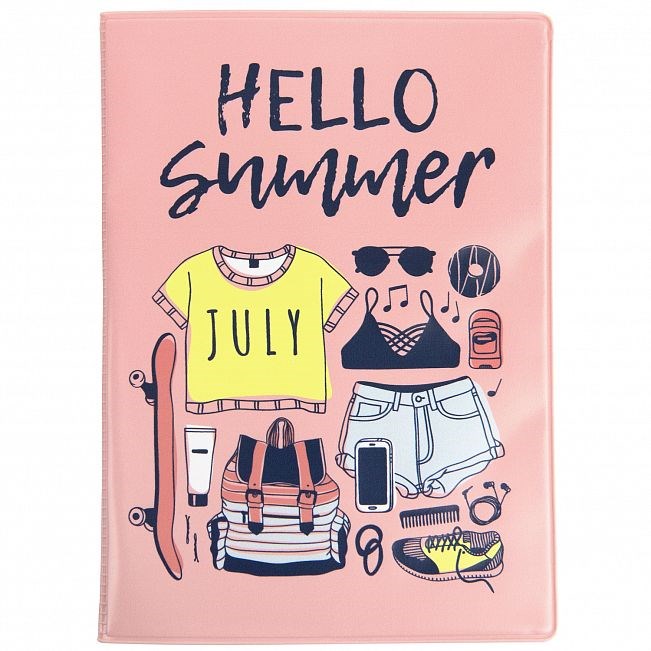 Обложка для паспорта Hello summer