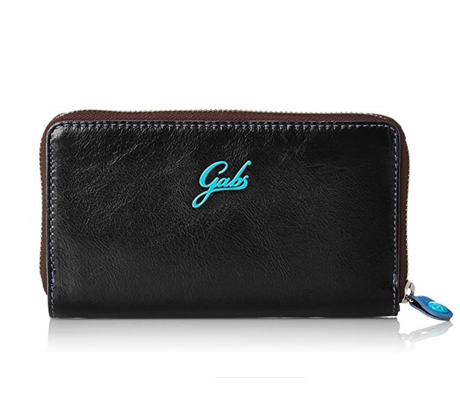 Кожаный кошелек Gabs GMoney19 Matt Calf Black, Italy