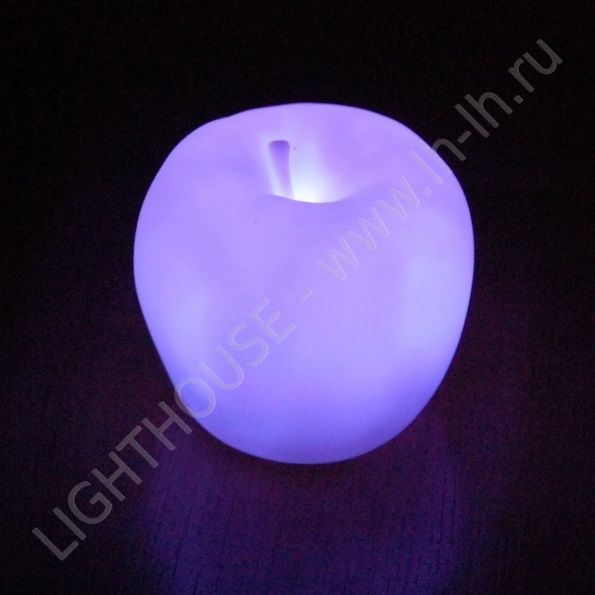 Светящееся LED яблоко Oksetaniya RGB Accum (под заказ)
