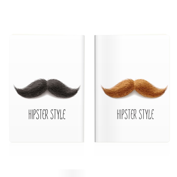 Обложка для паспорта Hipster mustache