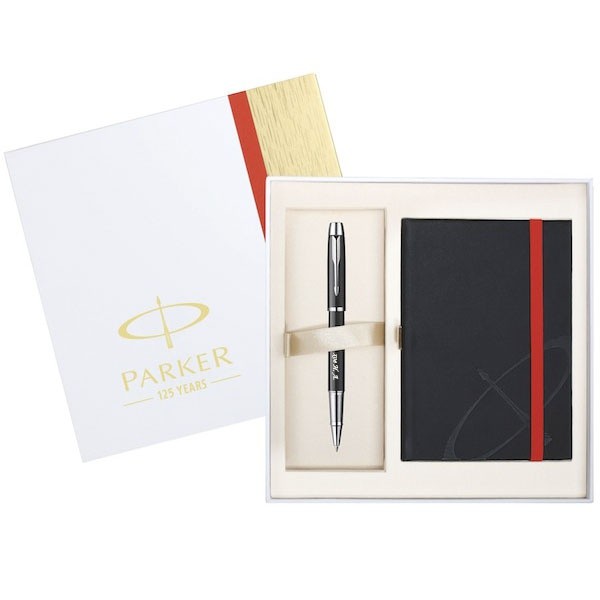 Набор (Parker ручка с гравировкой + блокнот), серия VIP