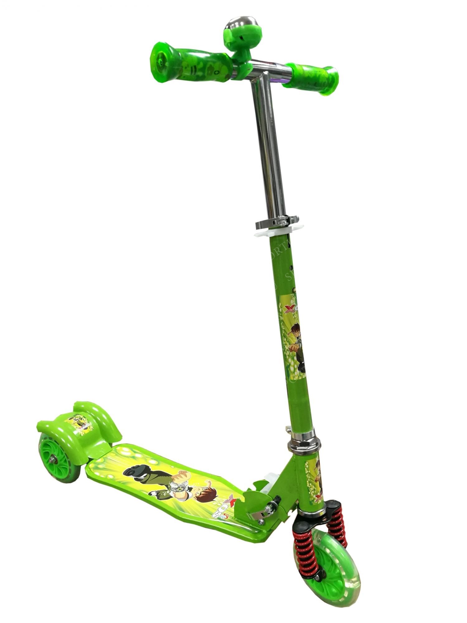 Самокат детский складной BEN10