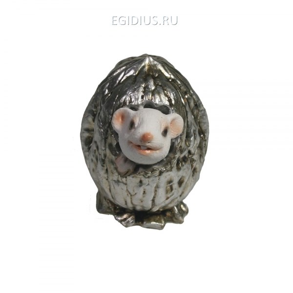 Фигурка Белый Джим в орешке (серебро)