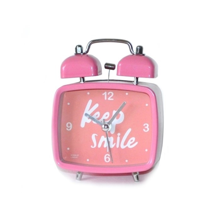 Настольный будильник Keep Smile Pink