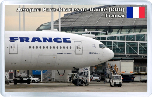 Аэропорт имени Шарля де Голля. Самолет Air France.