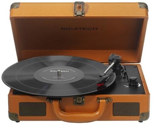 Виниловый проигрыватель Ricatech Melbourne Tan Brown
