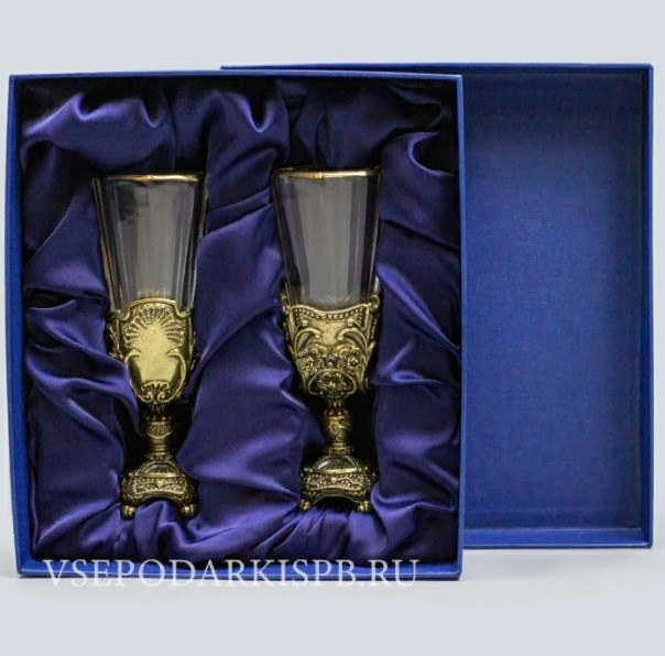 Подарочный набор лафитников на 2 персоны Ампир