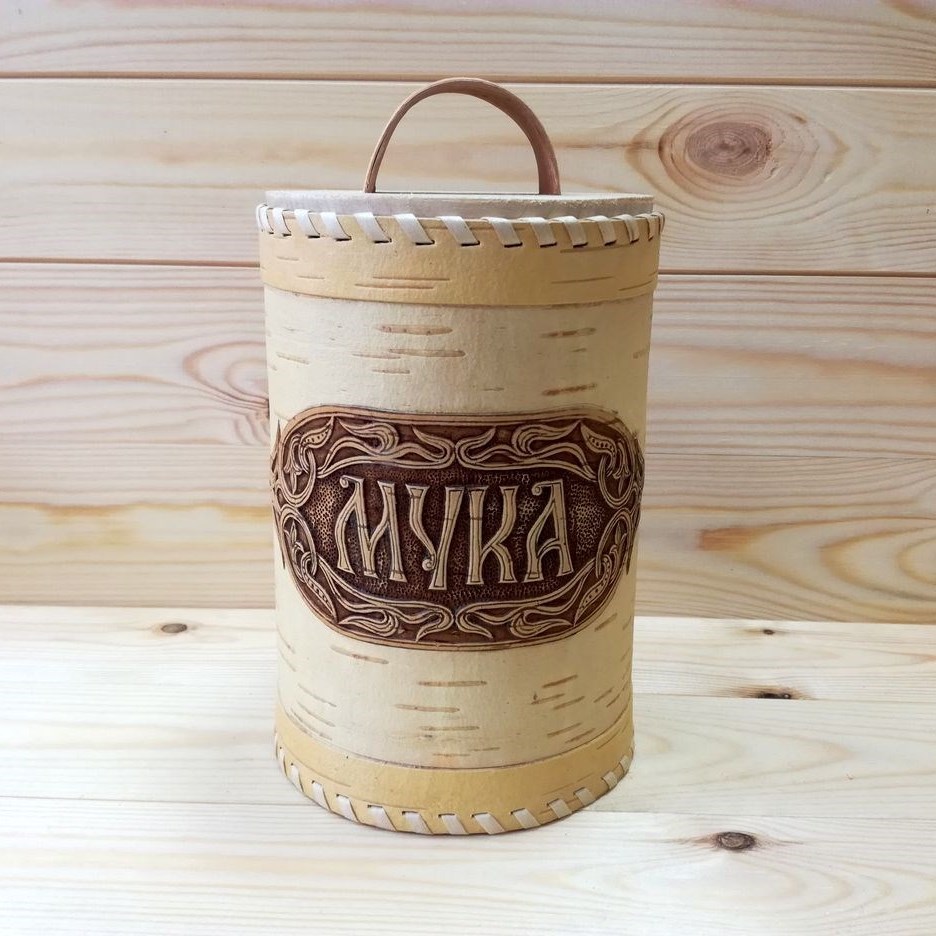 Туес из бересты Мука D12