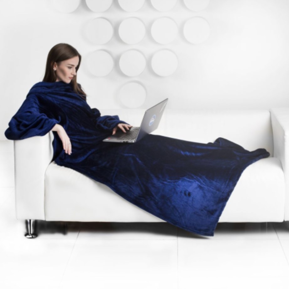 Плед с рукавами Sleepy Original Dark-blue