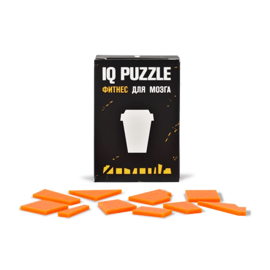 IQ PUZZLE Кофейный стаканчик (10 деталей)