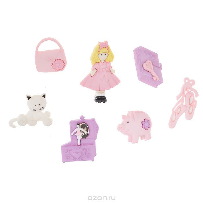 Набор пуговиц и фигурок Dress It Up Набор для девочки