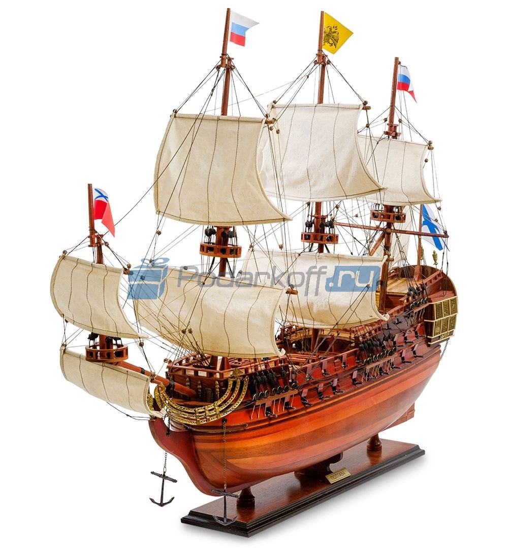 Модель линкора 1712г. Полтава