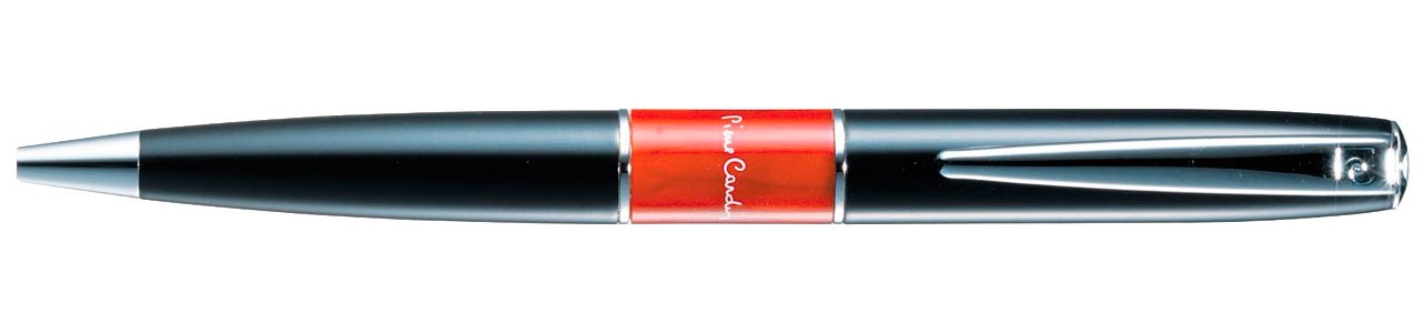 Черная шариковая ручка со вставкой Pierre Cardin Libra