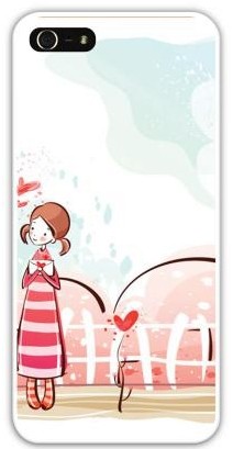 Чехол-накладка для iphone 5/5S, девочка