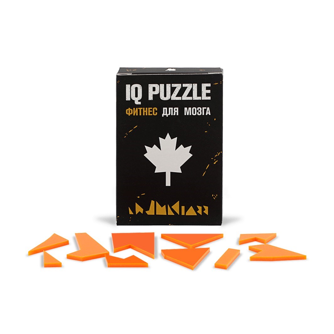 IQ PUZZLE Кленовый лист (10 деталей)