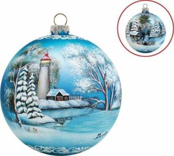 Новогоднее украшение Освещенная гавань Mister Christmas