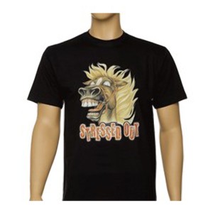 Футболка Stressed out horse
