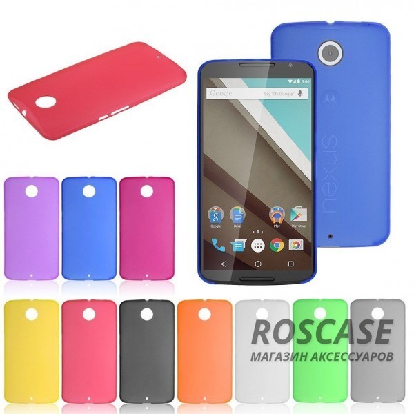 Разноцветные TPU чехолы для Motorola Nexus 6