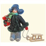 Кукла «Мальчик с санками»