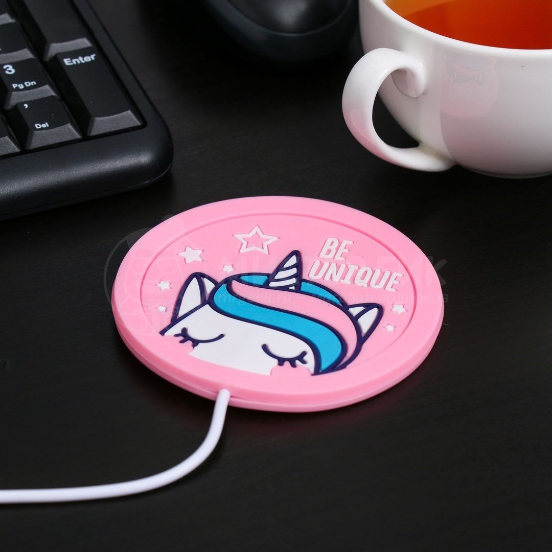 USB подогреватель для чашки Единорог