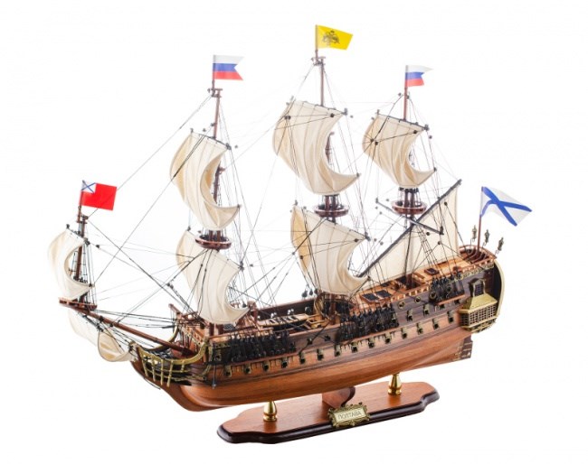 Модель линкора Полтава 1783г.