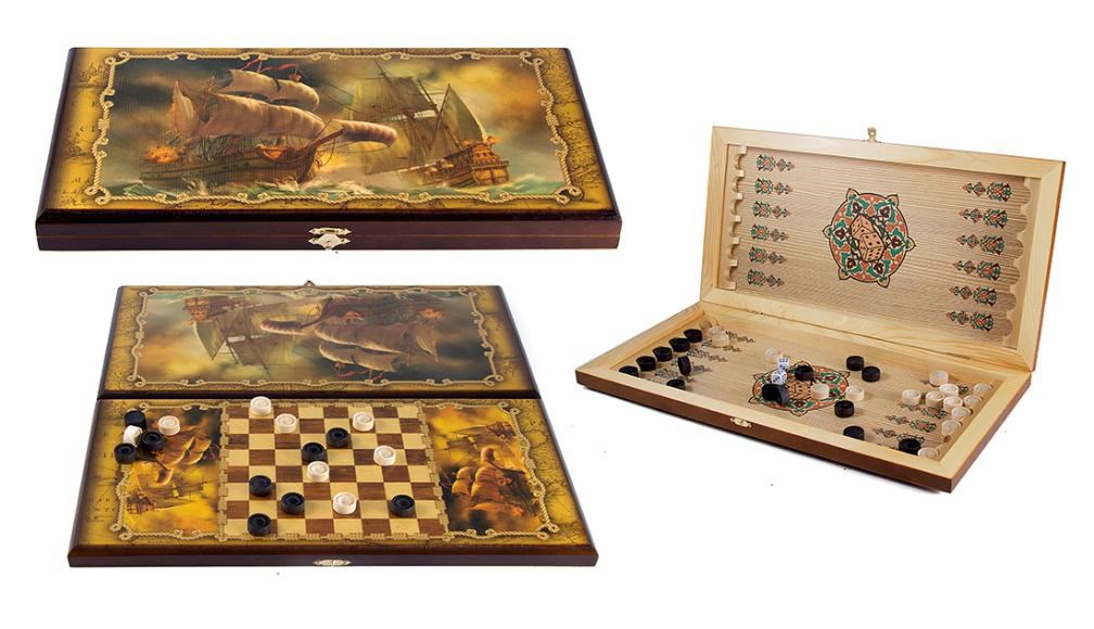 Настольная игра 2 в 1 Баталия