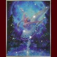 Картина Swarovski Лебединое озеро
