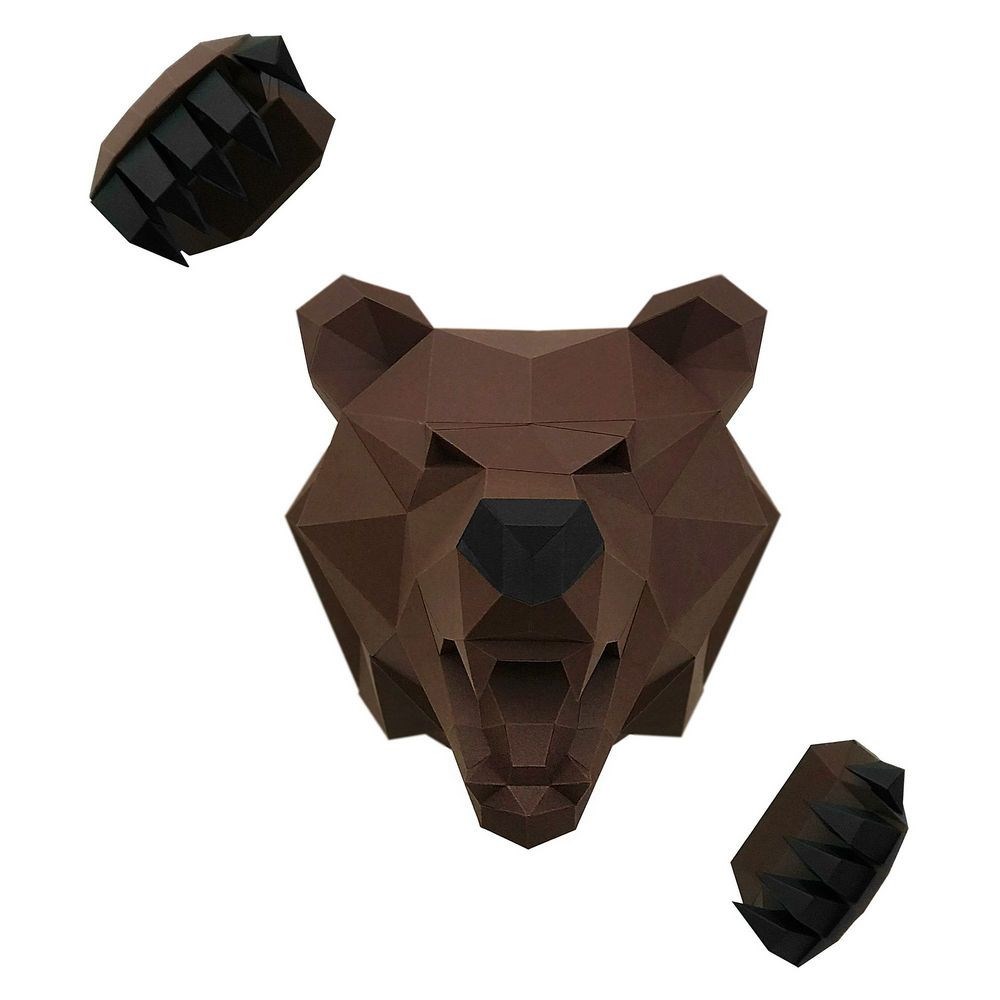 3D-модель Paperraz МЕДВЕДЬ МИХАЛЫЧ на стену