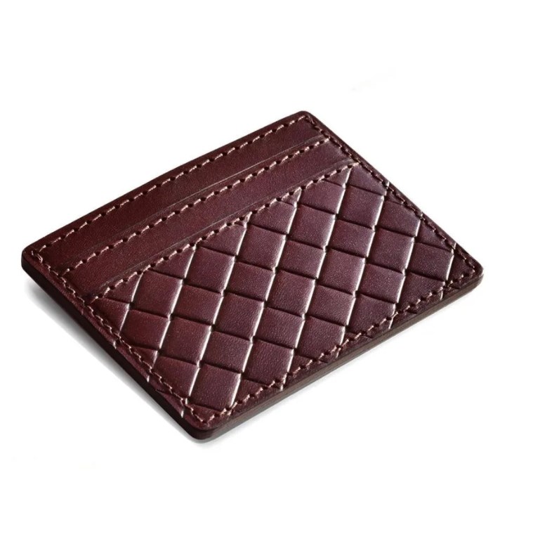 Кардхолдер из кожи Full Grain Bologna Brown Buvardo Lux