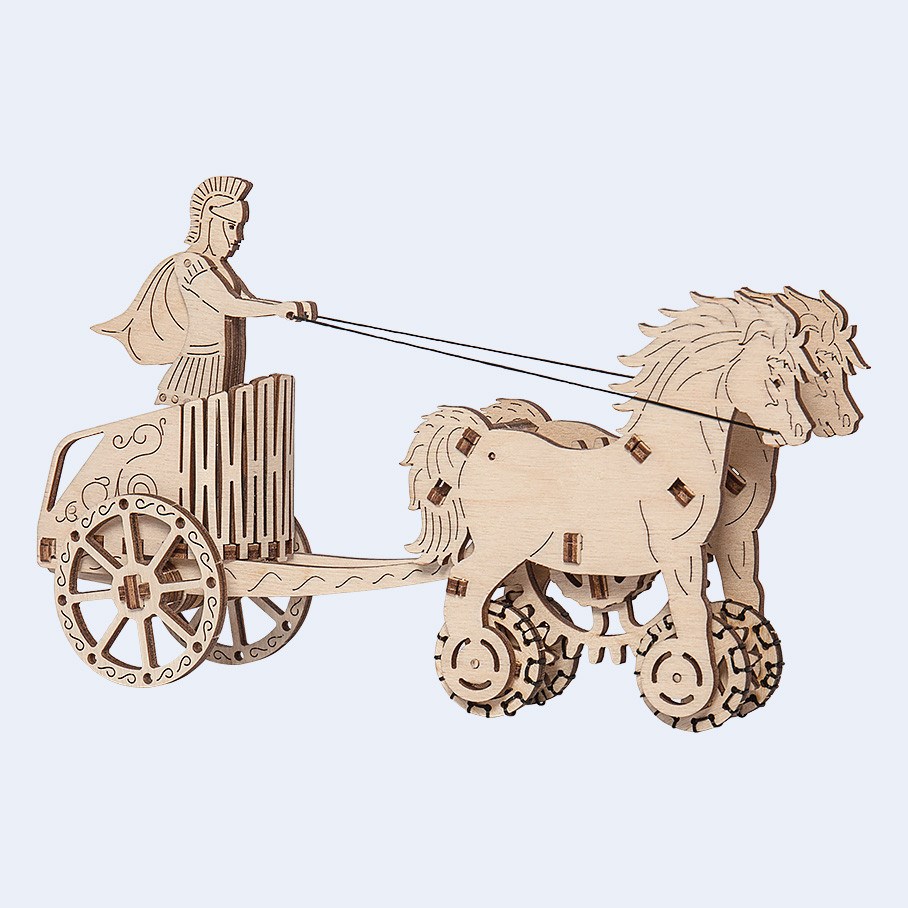 Конструктор Woodencity Римская колесница