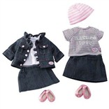 Одежда "Джинсовая" для куклы Baby Born