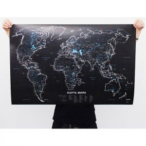 Карта мира BlackFunkMap