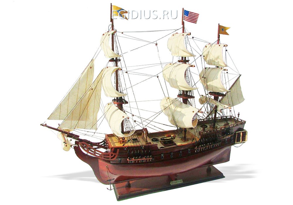 Модель парусника Bon Homme Richard