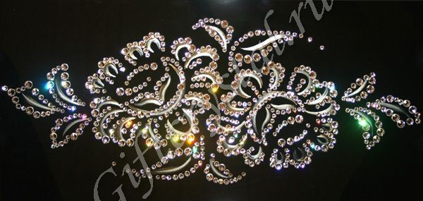 Картина со стразами Swarovski Пионы