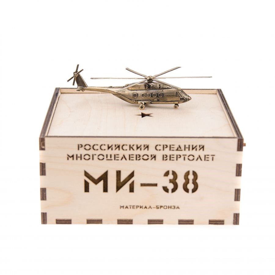 Бронзовый Вертолет МИ-38 1:144