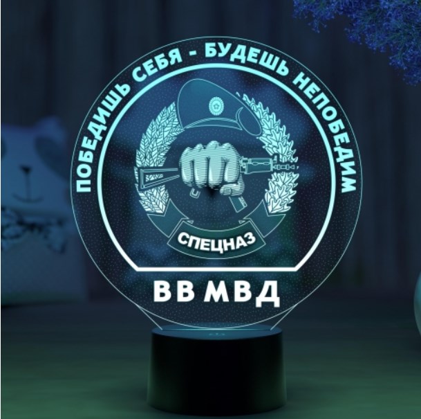 3D светильник «Спецназ ВВ МВД»