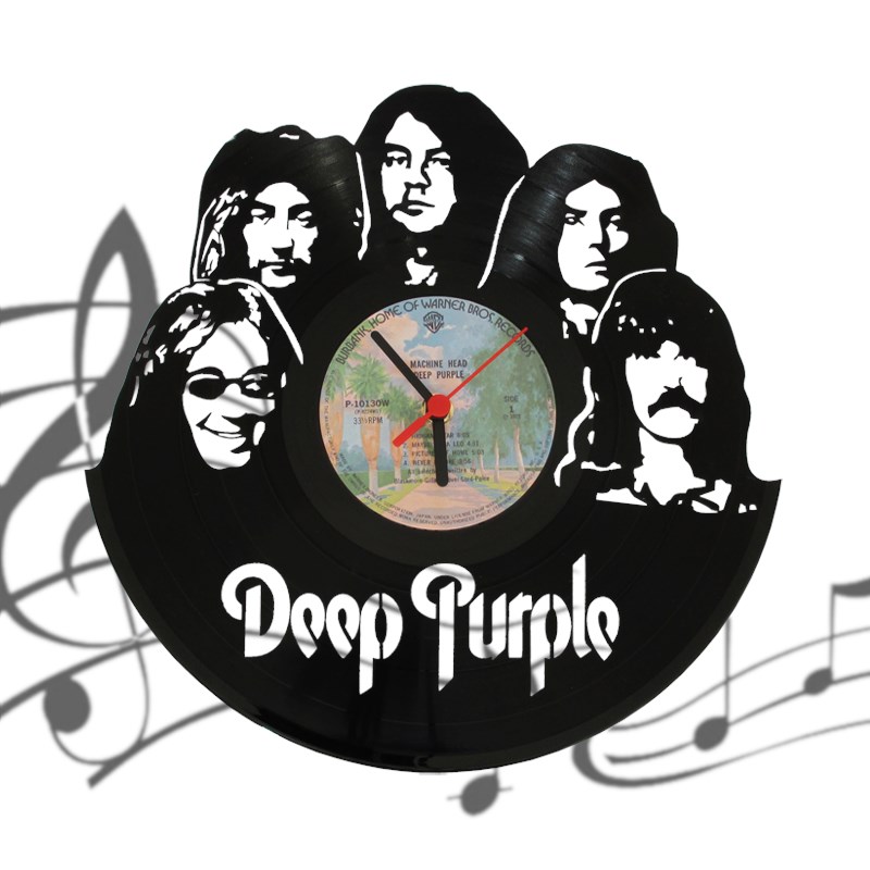 Настенные часы Пластинка Deep Purple