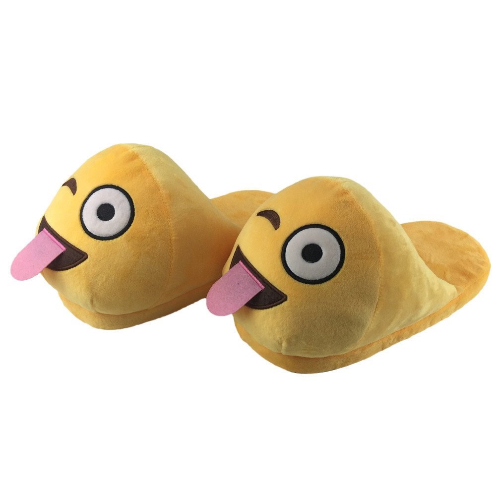 Тапочки Emoji Tongue Wink