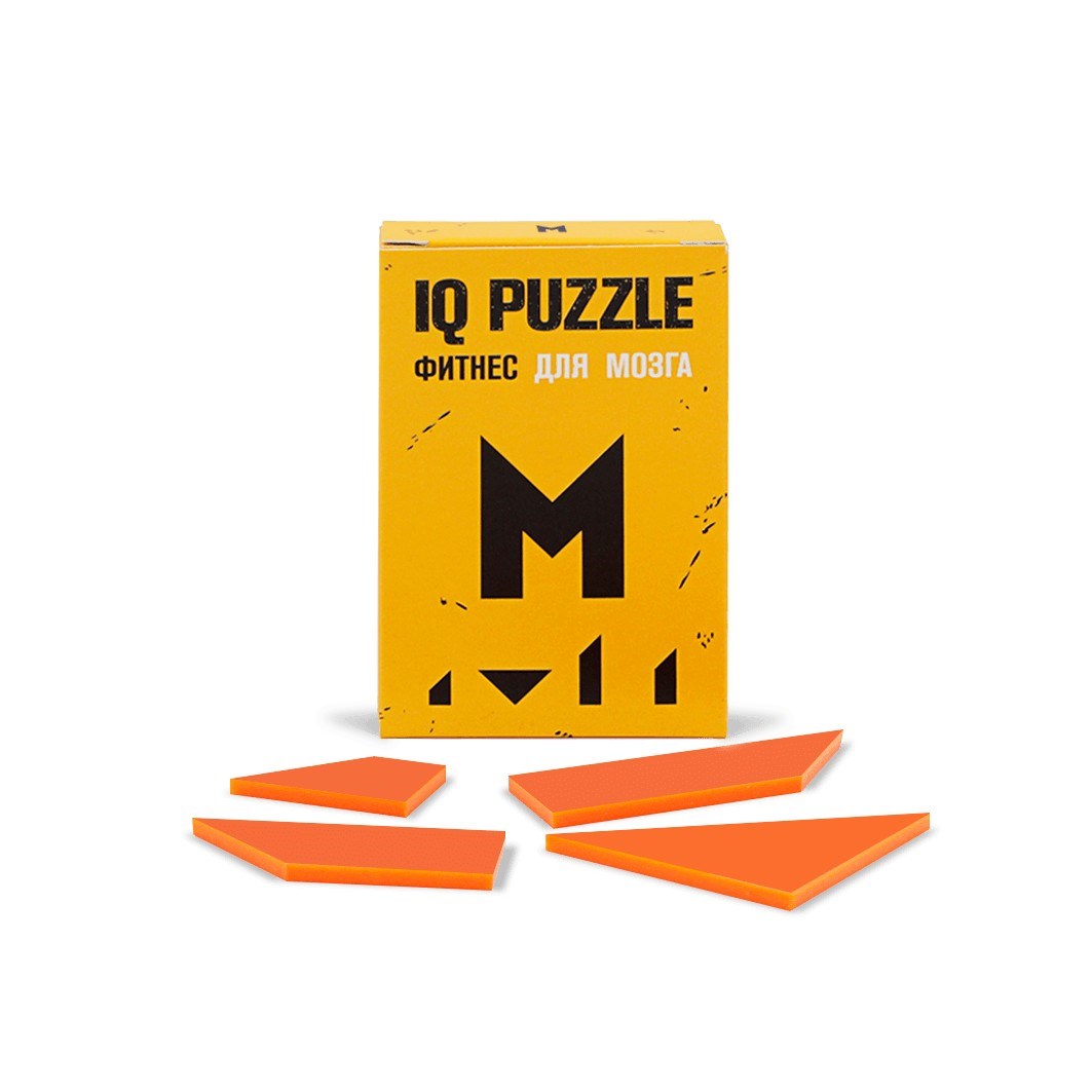 IQ PUZZLE Буква М (4 детали)