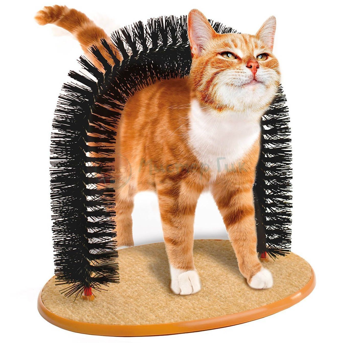 Когтеточка со щеткой Purrfect Arch
