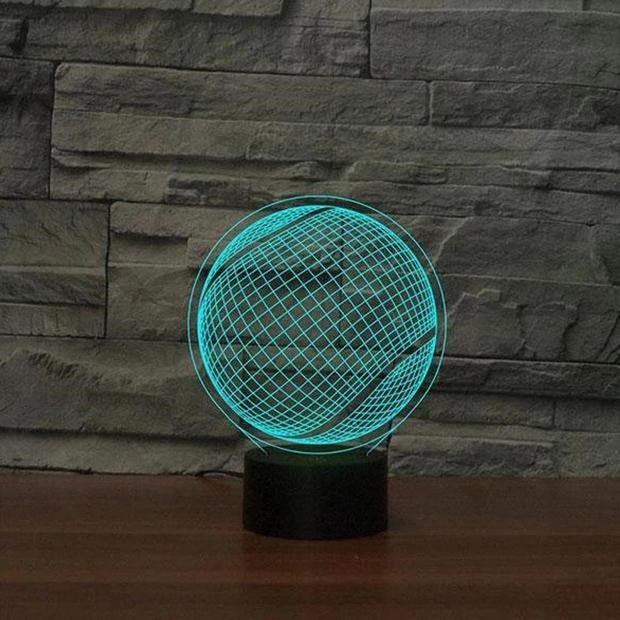 3D Ночник Теннисный мяч