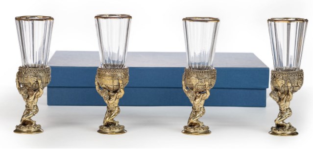Оригинальные рюмки для водки, 4 шт