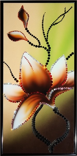 Картина с кристаллами Swarovski Магнолия-2