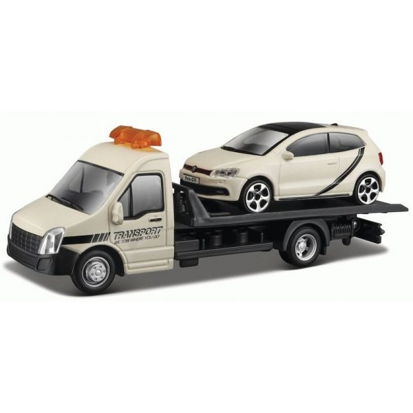 Коллекционная машинка FLATBED TRANSPORT CAR HAULER