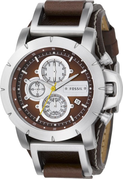 Стильные мужские часы-хронограф Fossil JR1157