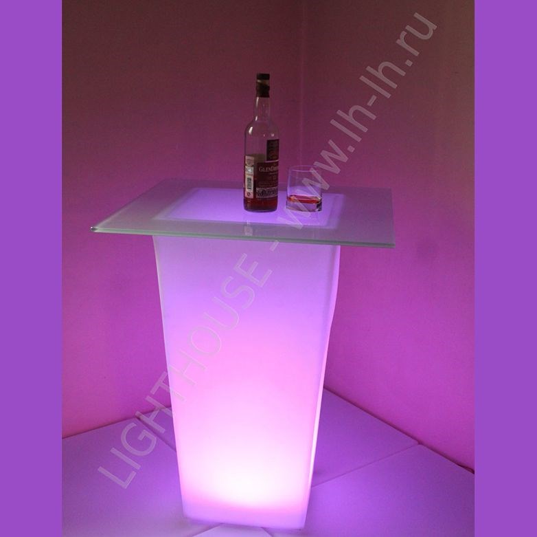 Светящийся LED стол Pacifico Sexta 220V RGB