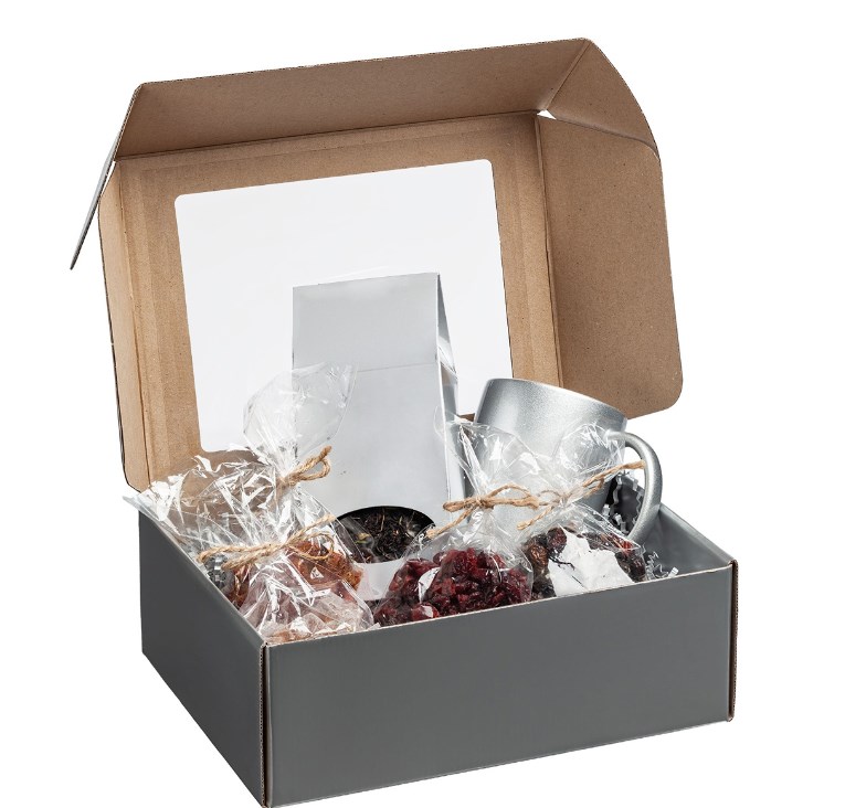 Новогодний подарочный набор Silver box с цукатами