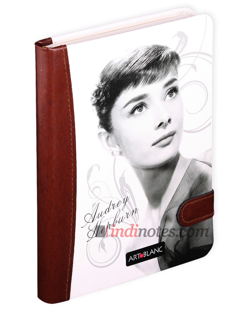 Дизайнерская записная книжка Art Blanc Audrey (в клетку), A5