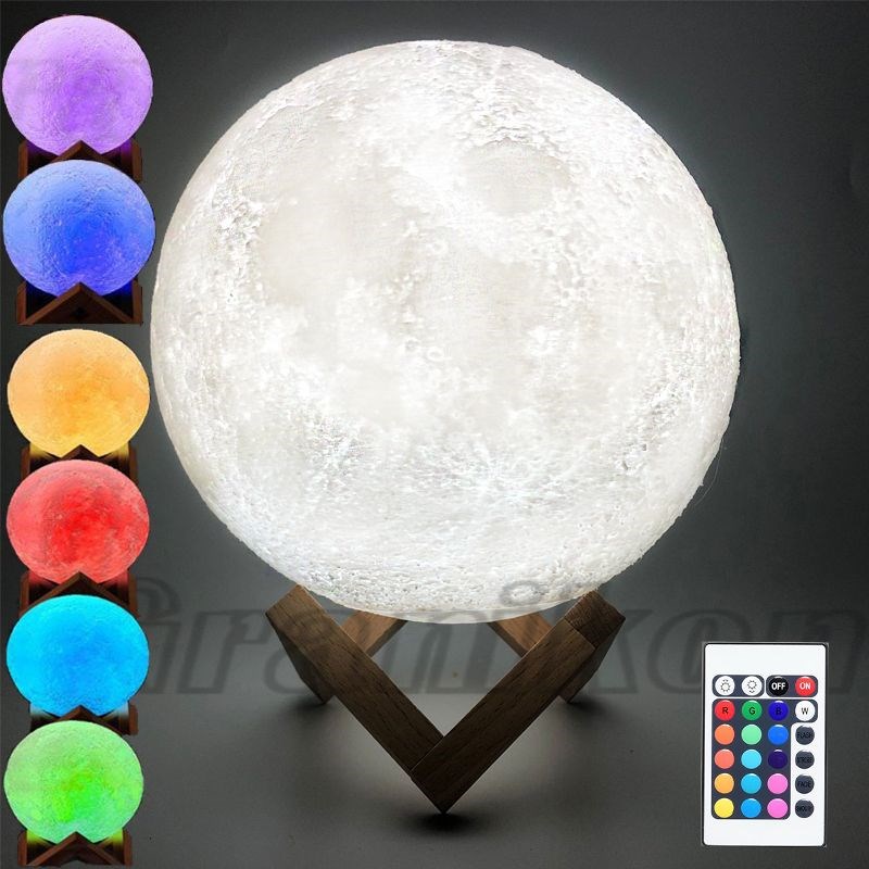 Лампа-ночник в форме Moon Lamp