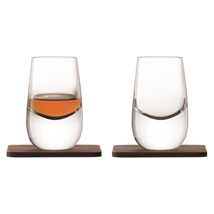 Набор из 2 шотов на подставках Whisky 80 мл